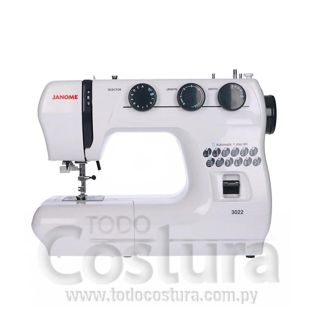 MAQUINA DE COSER FAMILIAR JANOME 3022